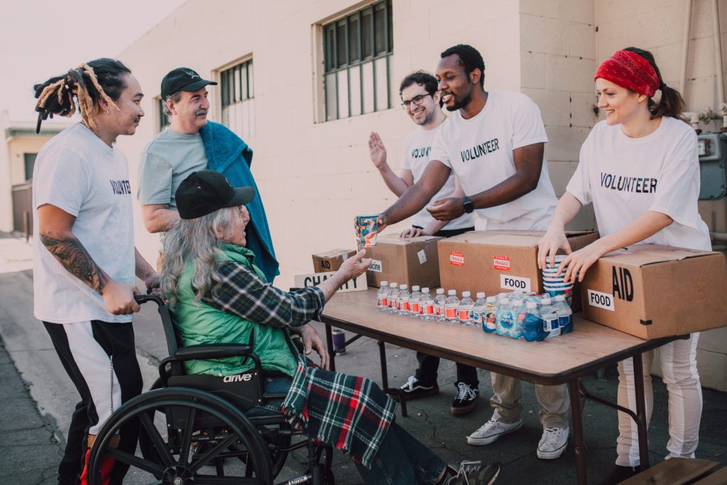 voluntary work with elderly